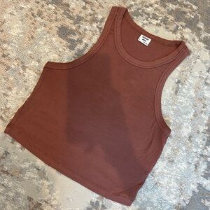 ARITZIA Sunday Best Racerback Cropped Tank